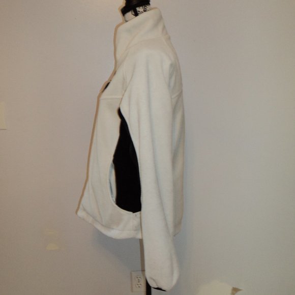 Pacific Trail Women's Small Jacket Coat Winter Reversible Fleece Black White - Picture 6 of 9